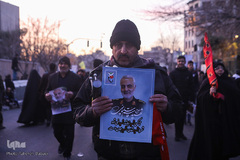 مراسم تشیع پیکر شهید سپهبد حاج قاسم سلیمانی در دانشگاه تهران