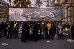 مراسم تشیع پیکر شهید سپهبد حاج قاسم سلیمانی در دانشگاه تهران