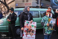 مراسم تشیع پیکر شهید سپهبد حاج قاسم سلیمانی در دانشگاه تهران