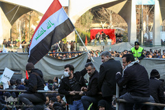 مراسم تشیع پیکر شهید سپهبد حاج قاسم سلیمانی در دانشگاه تهران