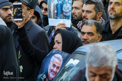 مراسم تشیع پیکر شهید سپهبد حاج قاسم سلیمانی در دانشگاه تهران