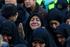 مراسم تشیع پیکر شهید سپهبد حاج قاسم سلیمانی در دانشگاه تهران