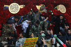 مراسم تشیع پیکر شهید سپهبد حاج قاسم سلیمانی در دانشگاه تهران