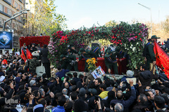 مراسم تشیع پیکر شهید سپهبد حاج قاسم سلیمانی در دانشگاه تهران