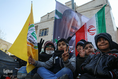 مراسم تشیع پیکر شهید سپهبد حاج قاسم سلیمانی در دانشگاه تهران