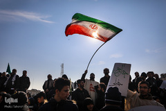 مراسم تشیع پیکر شهید سپهبد حاج قاسم سلیمانی در دانشگاه تهران