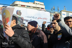 مراسم تشیع پیکر شهید سپهبد حاج قاسم سلیمانی در دانشگاه تهران