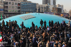 مراسم تشیع پیکر شهید سپهبد حاج قاسم سلیمانی در دانشگاه تهران