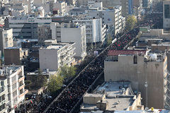 وداع تاریخی مردم مؤمن و قدرشناس تهران با سردار بزرگ و پر افتخار اسلام سپهبد شهید حاج قاسم سلیمانی