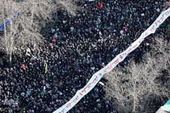  وداع تاریخی مردم مؤمن و قدرشناس تهران با سردار بزرگ و پر افتخار اسلام سپهبد شهید حاج قاسم سلیمانی
