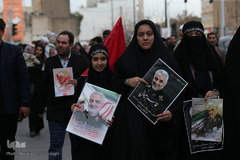 تشییع پیکر مطهر سردار شهید سپهبد قاسم سلیمانی درقم