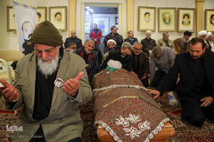 تشییع پیکر آیت‌الله حاج شیخ علی اسلامی قرائتی