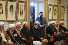 تشییع پیکر آیت‌الله حاج شیخ علی اسلامی قرائتی