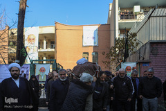 تشییع پیکر آیت‌الله حاج شیخ علی اسلامی قرائتی