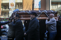 تشییع پیکر آیت‌الله حاج شیخ علی اسلامی قرائتی