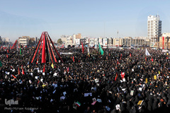 تشییع پیکر مطهر شهید سپهبد سلیمانی در کرمان