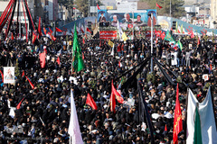 تشییع پیکر مطهر شهید سپهبد سلیمانی در کرمان