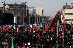 تشییع پیکر مطهر شهید سپهبد سلیمانی در کرمان