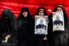 تشییع پیکر مطهر شهید سپهبد سلیمانی در کرمان