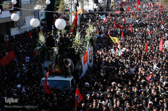 تشییع پیکر مطهر شهید سپهبد سلیمانی در کرمان