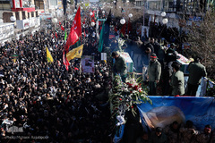 تشییع پیکر مطهر شهید سپهبد سلیمانی در کرمان