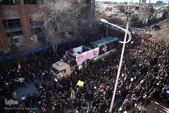 مراسم تشییع پیکر مطهر شهید سپهبد سلیمانی