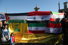 مراسم تشییع شهید سرهنگ پاسدار شهروز مظفری نیا در حرم حضرت معصومه(س)