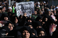 مراسم تشییع شهید سرهنگ پاسدار شهروز مظفری نیا در حرم حضرت معصومه(س)