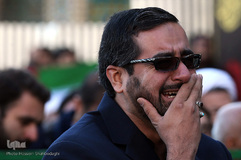 مراسم تشییع شهید سرهنگ پاسدار شهروز مظفری نیا در حرم حضرت معصومه(س)