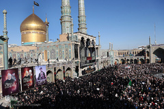 مراسم تشییع شهید سرهنگ پاسدار شهروز مظفری نیا در حرم حضرت معصومه(س)