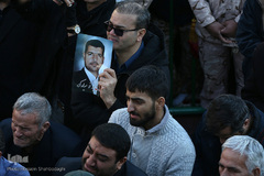 مراسم تشییع شهید سرهنگ پاسدار شهروز مظفری نیا در حرم حضرت معصومه(س)