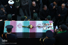 مراسم تشییع شهید سرهنگ پاسدار شهروز مظفری نیا در حرم حضرت معصومه(س)