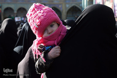 مراسم تشییع شهید سرهنگ پاسدار شهروز مظفری نیا در حرم حضرت معصومه(س)