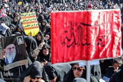 راهپيمايي سوگواران سردار دل‌ها در شيراز