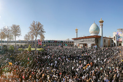 راهپيمايي سوگواران سردار دل‌ها در شيراز