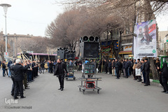 مراسم شاه حسین گویی عزاداران تبریزی شهادت سپهبد سلیمانی