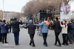 مراسم شاه حسین گویی عزاداران تبریزی شهادت سپهبد سلیمانی