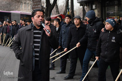 مراسم شاه حسین گویی عزاداران تبریزی شهادت سپهبد سلیمانی