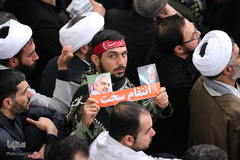 دیدار هزاران تن از مردم قم با رهبر انقلاب