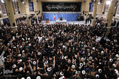 دیدار هزاران تن از مردم قم با رهبر انقلاب