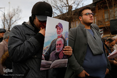 اجتماع من سلیمانی هستم مردم شهیدپرور قزوین