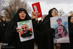 اجتماع من سلیمانی هستم مردم شهیدپرور قزوین