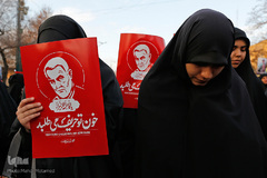 اجتماع من سلیمانی هستم مردم شهیدپرور قزوین