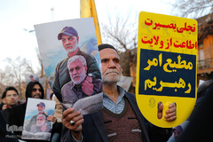 اجتماع من سلیمانی هستم مردم شهیدپرور قزوین