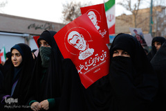 اجتماع من سلیمانی هستم مردم شهیدپرور قزوین