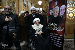 مراسم بزرگداشت شهدای مقاومت در حرم حضرت فاطمه معصومه(س)