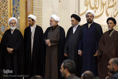 مراسم بزرگداشت شهدای مقاومت در حرم حضرت فاطمه معصومه(س)