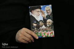 مراسم بزرگداشت شهدای مقاومت در حرم حضرت فاطمه معصومه(س)