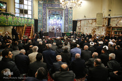 مراسم تشییع پیکر مرحوم حجت الاسلام والمسلمین سید هاشم رسولی محلاتی