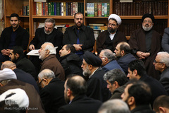 مراسم تشییع پیکر مرحوم حجت الاسلام والمسلمین سید هاشم رسولی محلاتی